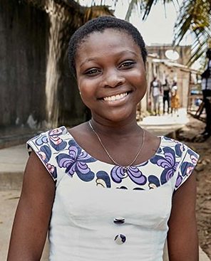 Olivia Aka has type 1 diabetes and lives in Côte d'Ivoire.